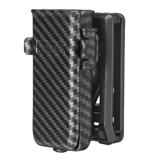 Amomax Tactical Single-Magazinholster Polymer Paddle f. Single- / Double-Stack Magazine Carbon-Design Bild 7