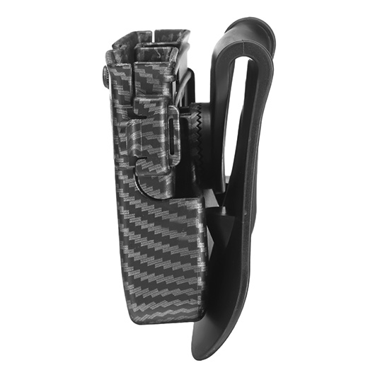 Amomax Doppel-Magazinholster Polymer Paddle f. Single- / Double-Stack Magazine Carbon-Design Bild 6