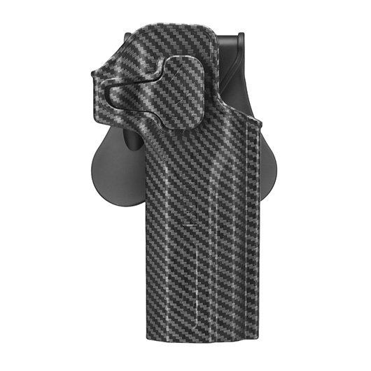 Amomax Tactical Holster Polymer Paddle fr Desert Eagle Pistolen Rechts Carbon-Design