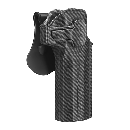 Amomax Tactical Holster Polymer Paddle fr Desert Eagle Pistolen Rechts Carbon-Design Bild 1