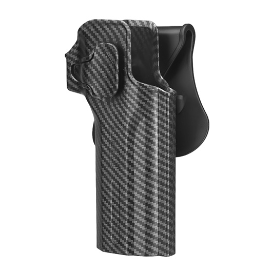 Amomax Tactical Holster Polymer Paddle fr Desert Eagle Pistolen Rechts Carbon-Design Bild 7