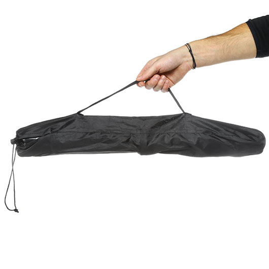 Basic Nature Dreibeinhocker Travelchair Sandwich klappbar schwarz Bild 6