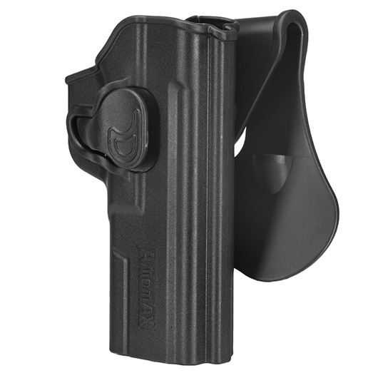 Amomax Tactical Holster Polymer Paddle fr Cyma CM.127 / ASG Challenger XP17 AEP Rechts schwarz Bild 7