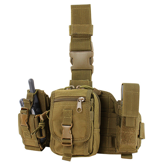 Condor Mehrzweckbeintasche Utility Leg Rig modular coyote