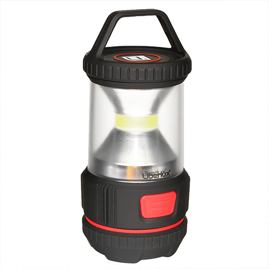 Uberlux Mini Camping Laterne 250 Lumen batteriebetrieben schwarz Bild 1