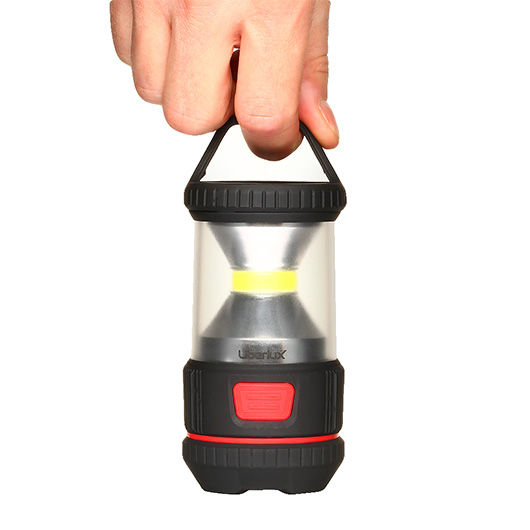 Uberlux Mini Camping Laterne 250 Lumen batteriebetrieben schwarz Bild 5