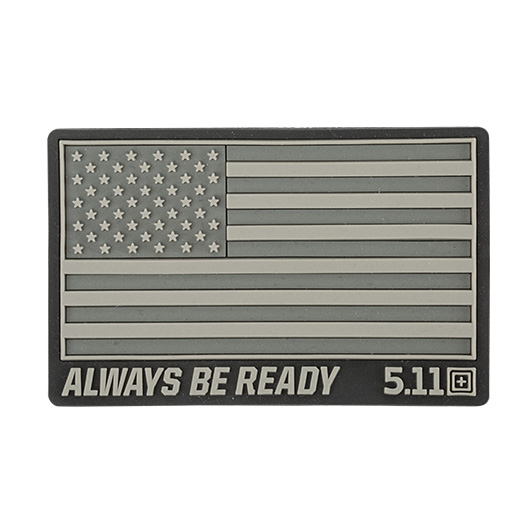 5.11 Tactical 3D Rubber Patch mit Klettflche USA Flag double tap