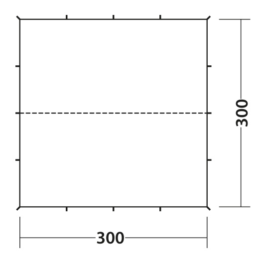 Easy Camp Tarp Void 3 x 3 m inkl. Gestnge Rustic Green Bild 1