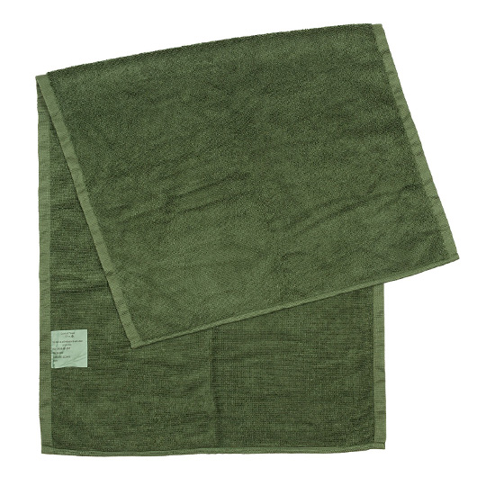 Brittisches Handtuch Microfleece 150x100 cm grn gebraucht inkl. Netzbeutel