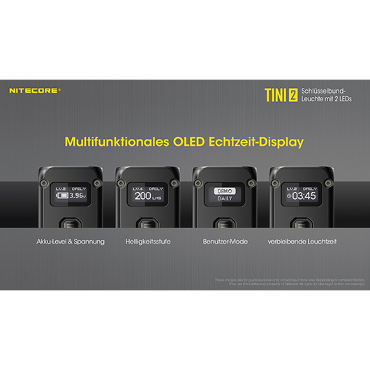 Nitecore TINI 2 500 Lumen Taschenlampe Bild 3