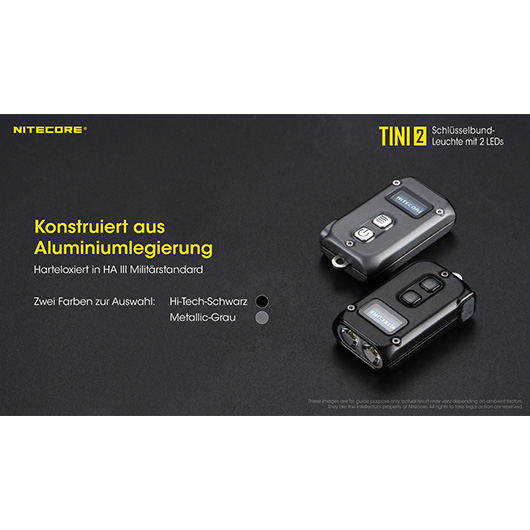 Nitecore TINI 2 500 Lumen Taschenlampe Bild 8