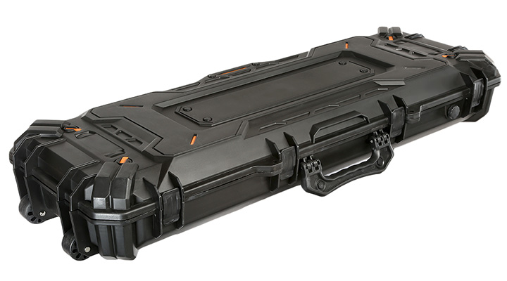 Nuprol Tactical Hard Case Waffenkoffer / Trolley 103 x 35 x 15 cm PnP-Schaumstoff schwarz