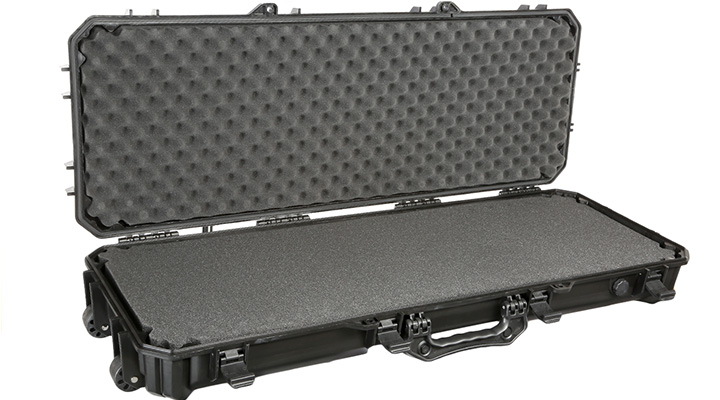 Nuprol Tactical Hard Case Waffenkoffer / Trolley 103 x 35 x 15 cm PnP-Schaumstoff schwarz Bild 5