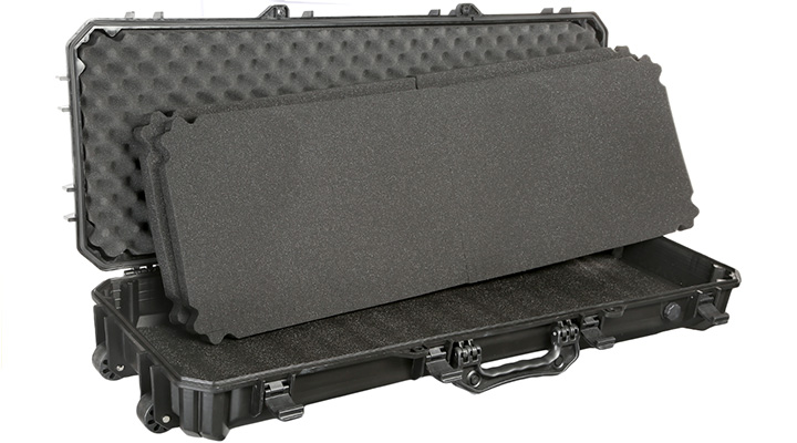 Nuprol Tactical Hard Case Waffenkoffer / Trolley 103 x 35 x 15 cm PnP-Schaumstoff schwarz Bild 6