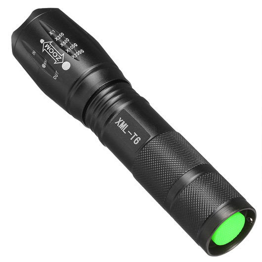 LED-Taschenlampe XML T6 Aluminium 1200 Lumen schwarz Bild 4