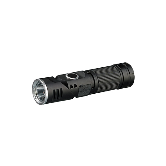 National Geographic LED-Taschenlampe Iluminos 450 mit Kopfhalterung Aluminium 450 Lumen schwarz Bild 2