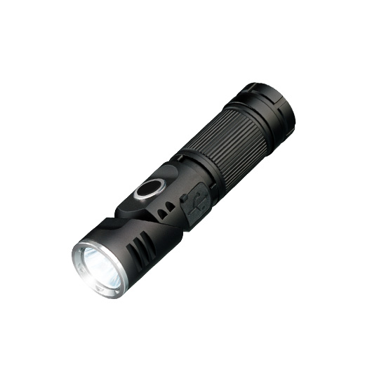 National Geographic LED-Taschenlampe Iluminos 450 mit Kopfhalterung Aluminium 450 Lumen schwarz Bild 3