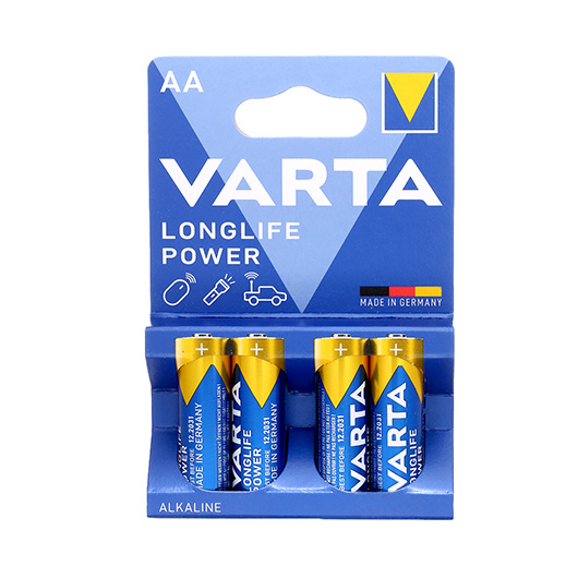 Varta Batterie LR6 AA Mignon Longlife Power 4 Stck