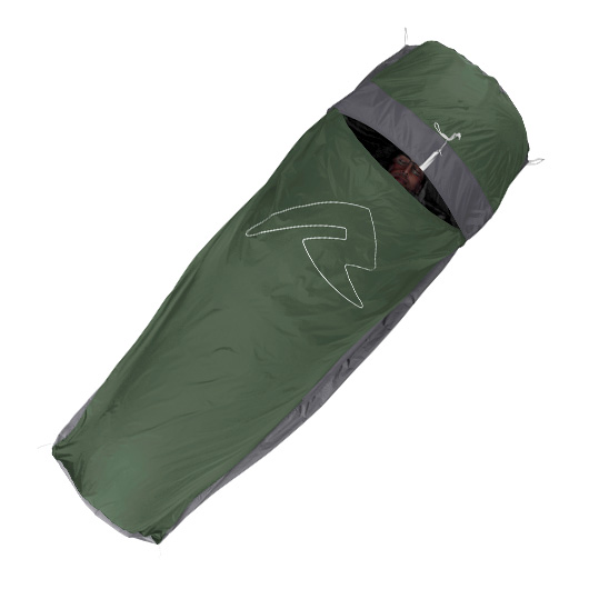 Robens Mountain Biwak-Schlafsack dunkelgrn bis zu 195 cm Krpergre Bild 1