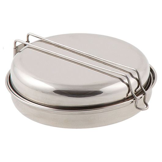 MFH Camping Kochgeschirr Edelstahl 5-teilig f�r 1 Person Bild 1