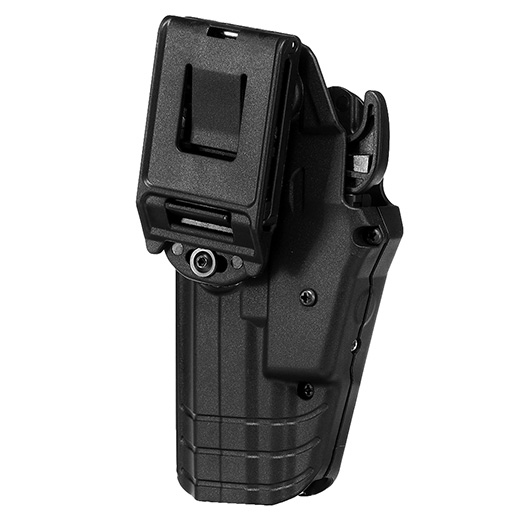 Nuprol Universal Type-D Holster Kunststoff m. Grtelhalter fr Pistolen rechts schwarz Bild 3