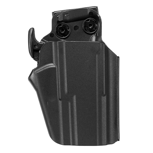 Nuprol Universal Type-C Holster Kunststoff m. Gürtelhalter für Pistolen rechts schwarz