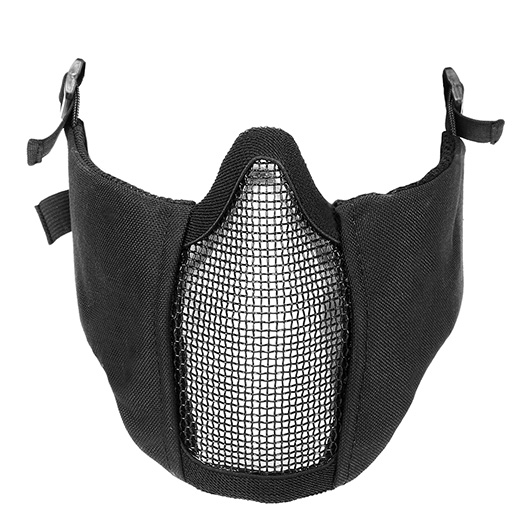 Nuprol Mesh Mask V5 Gittermaske Lower Face Shield mit Ohrabdeckung schwarz Bild 5