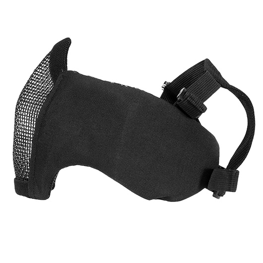 Nuprol Mesh Mask V5 Gittermaske Lower Face Shield mit Ohrabdeckung schwarz Bild 6