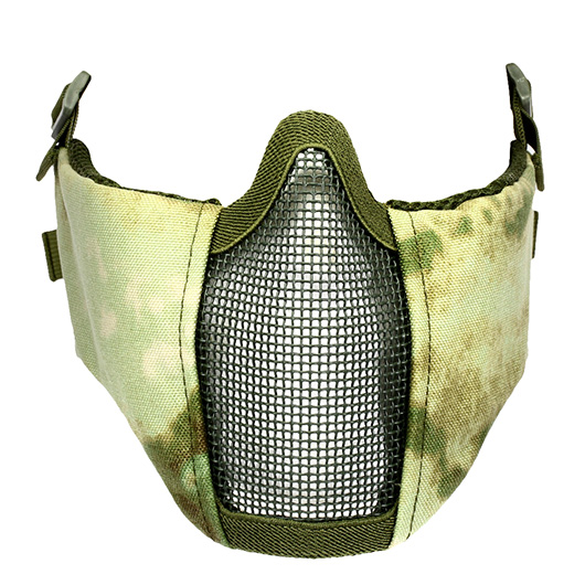 Nuprol Mesh Mask V5 Gittermaske Lower Face Shield mit Ohrabdeckung Foliage Green Bild 5