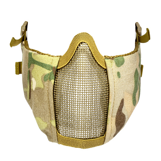 Nuprol Mesh Mask V5 Gittermaske Lower Face Shield mit Ohrabdeckung MC-Camo Bild 5