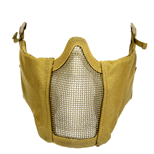 Nuprol Mesh Mask V5 Gittermaske Lower Face Shield mit Ohrabdeckung tan Bild 5