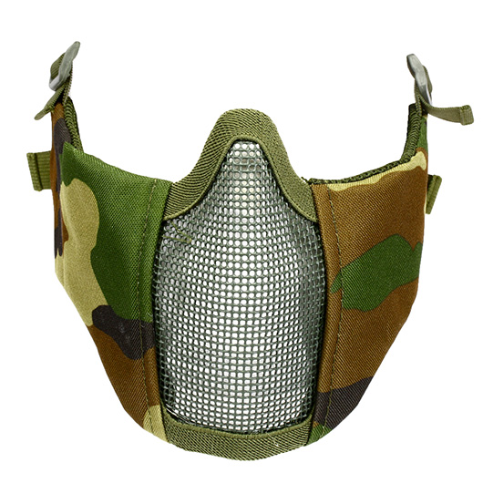 Nuprol Mesh Mask V5 Gittermaske Lower Face Shield mit Ohrabdeckung Woodland Bild 5