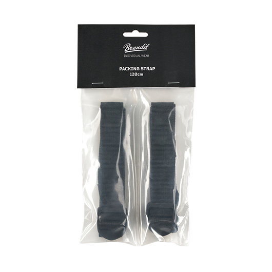 Brandit Packriemen 2er Pack schwarz 120 x 2,5 cm Bild 1