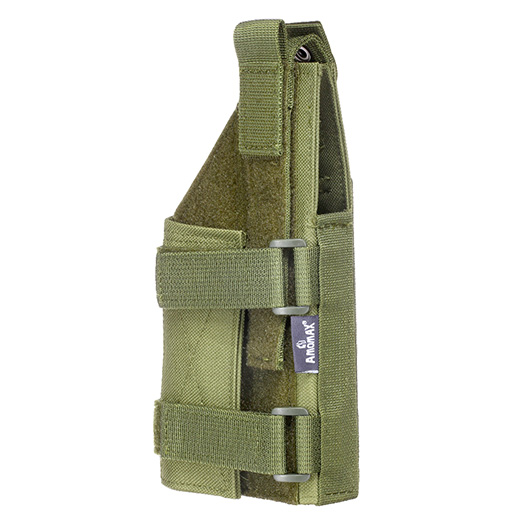 Amomax Universal Tactical Holster Nylon-Fabric rechts oliv Bild 7