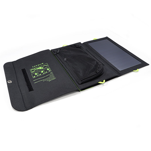 Basic Nature Solar-Ladegert mit 10000 mAh Powerbank faltbar Bild 1