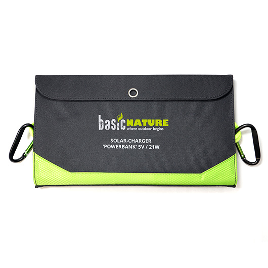 Basic Nature Solar-Ladegert mit 10000 mAh Powerbank faltbar Bild 4