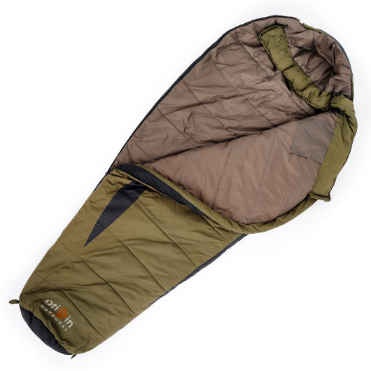 Origin Outdoors Mumienschlafsack Frostfall Comfort oliv-grau bis zu 200 cm Krpergre Bild 1