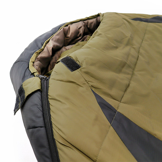 Origin Outdoors Mumienschlafsack Frostfall Comfort oliv-grau bis zu 200 cm Krpergre Bild 2