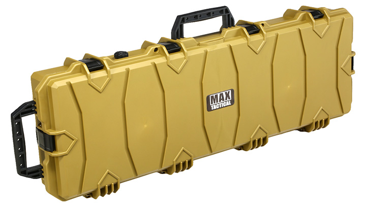 MAX Tactical Large Hard Case Waffenkoffer / Trolley 102 x 36,5 x 14,5 cm PnP-Schaumstoff RAL8000 grnbraun Bild 1