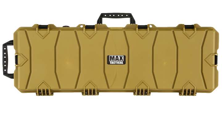 MAX Tactical Large Hard Case Waffenkoffer / Trolley 102 x 36,5 x 14,5 cm PnP-Schaumstoff RAL8000 grnbraun Bild 2