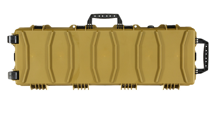 MAX Tactical Large Hard Case Waffenkoffer / Trolley 102 x 36,5 x 14,5 cm PnP-Schaumstoff RAL8000 grnbraun Bild 3
