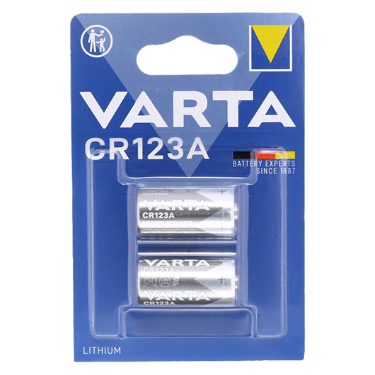 Varta Lithium Batterie CR123A / CR17335 / 3V - 2 Stck