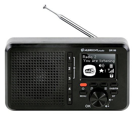 Albrecht DR86 Senior Digitalradio DAB+/UKW/Musik Streaming Akku- oder Netzbetrieb Bild 1