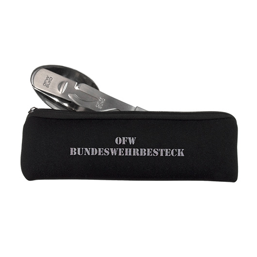 Origin Outdoors Bundeswehr Campingbesteck light 4-teilig inkl. Tasche Bild 3