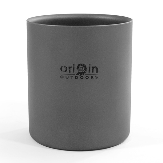 Origin Outdoors Thermobecher Titan 300 ml grau extrem leicht