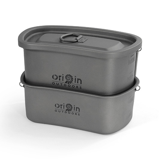 Origin Outdoors Topfset Titan 3 tlg. grau extrem leicht