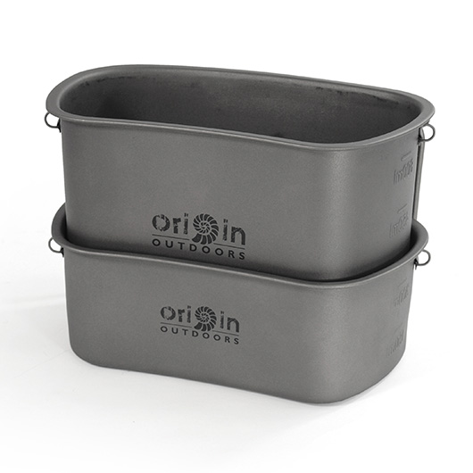 Origin Outdoors Topfset Titan 3 tlg. grau extrem leicht Bild 1