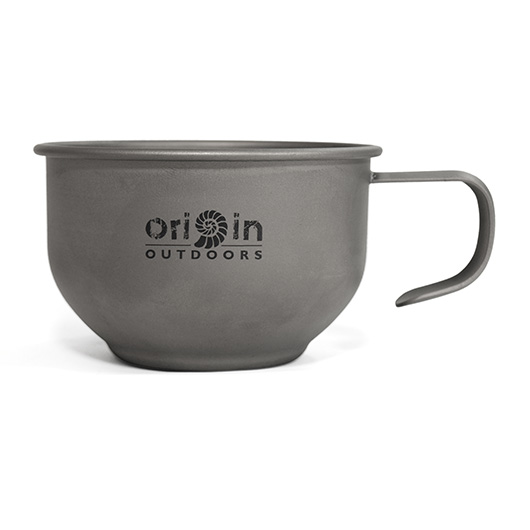 Origin Outdoors Kaffeetasse Titan 180 ml grau extrem leicht