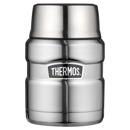 Thermos Thermobehlter King 0,47L mit Lffel edelstahl Bild 1