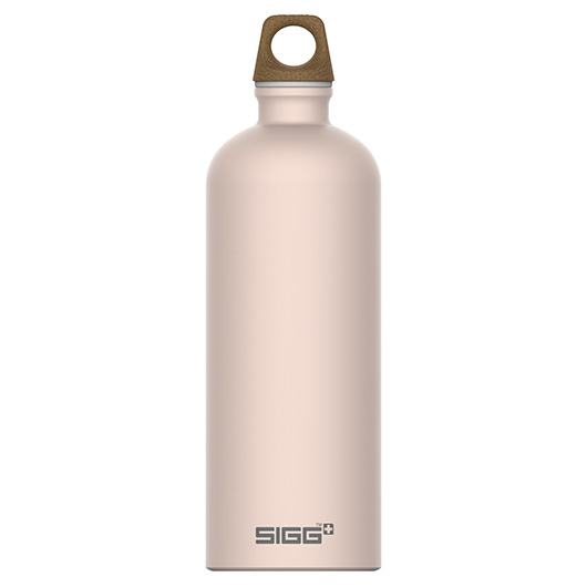 SIGG Alutrinkflasche Traveller MyPlanet Journey Plain 1 Liter Schraubverschluss rosa